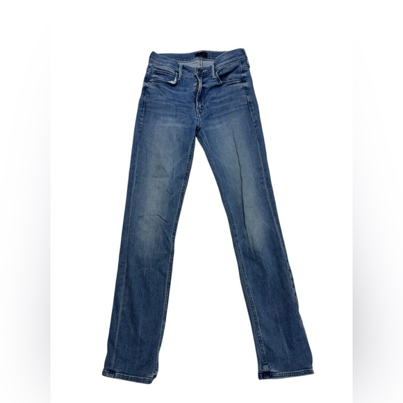MOTHER Classic Indigo Straight Leg Jeans - Picture 4 of 14